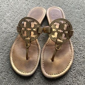 Gold Tory Burch Sandals